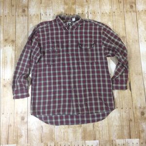 Red and green flannel GAP